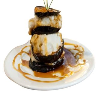 Milhojas de berenjena