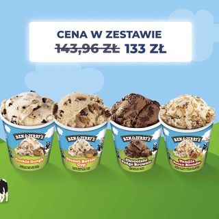 Zestaw 4 kubków BEN&JERRY'S