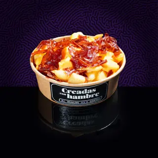 Hambre Fries cheddar & Bacon