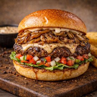 Pilau Masala Beef Burger