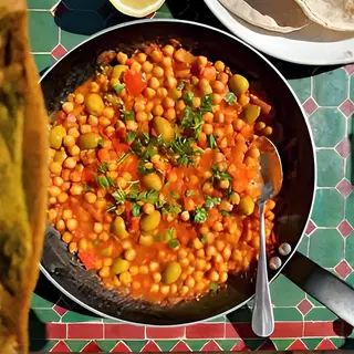 Pois Chiches À La Marocaine