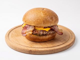 Single bacon burger