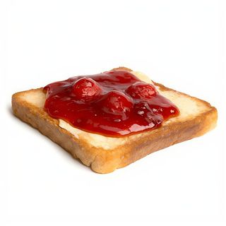 Tostada Con Mantequilla Y Mermelada