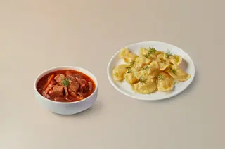 Борщ Суп и Вареники