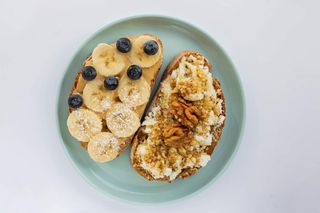 Peanut& ricota toast