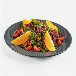 Грузинский салат с красной капустой