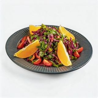 Грузинский салат с красной капустой