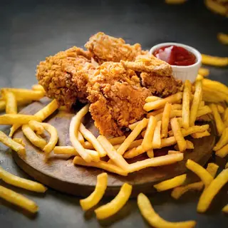 Nuggets con patatas