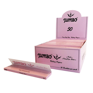 Bletki Jumbo King Size slim Różowe
