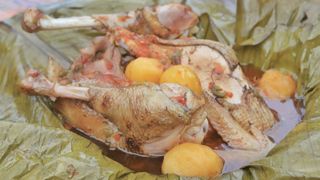 1/4 Chicken Luwombo(local chicken)