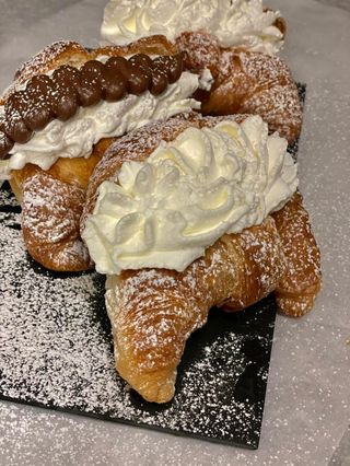 Cornetto panna e Nutella