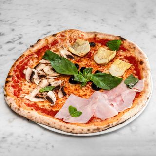 Pizza rossa - quattro stagioni