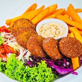 Falafel Prato Menu