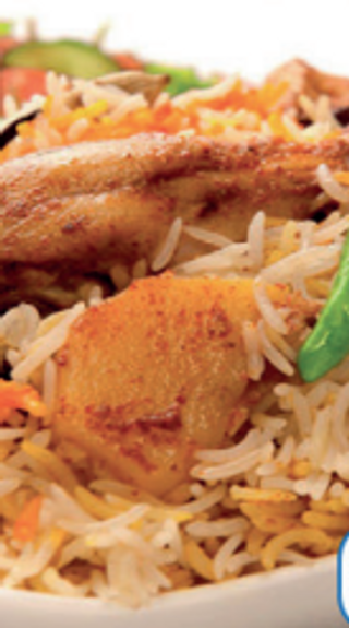 Kachchi biryani