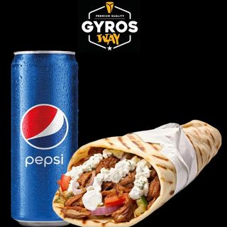 Gyros pita + Pepsi 330ml