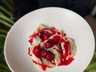 Pierogi z makiem i wiśniami 7 szt.