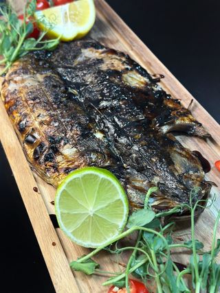 Скумбрия на мангалі 350/50г