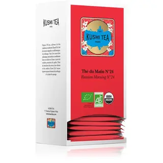 Kusmi Tea - Thé du Matin N°24 Bio - Caixa de 25 saquetas