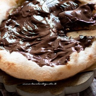 Pizza con Nutella