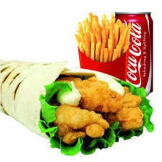 Menu piadina kebab maxi