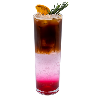 Espresso tonic dragon fuit