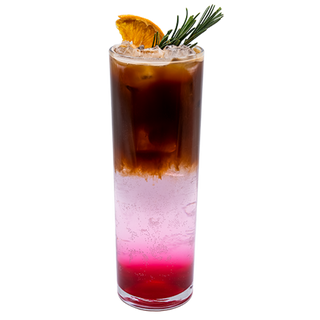 Espresso tonic dragon fuit