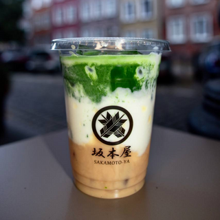 Matcha Bannana Tiramisu Latte
