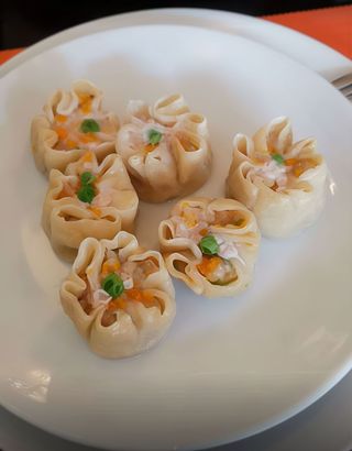 4 Ravioli di verdura al vapore