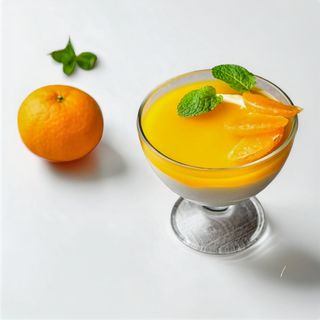Panna cotta de mandarine