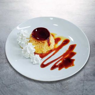 Flan con Nata
