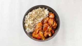 Sweet and karaage chicken