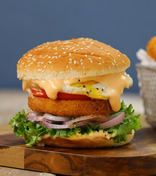 Chicken burger combo