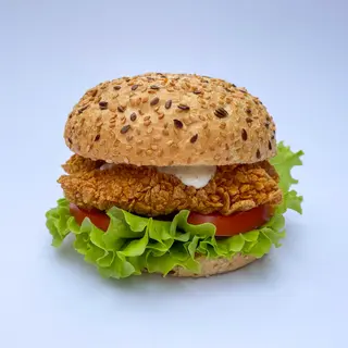 Crocant burger + cartofi si sos