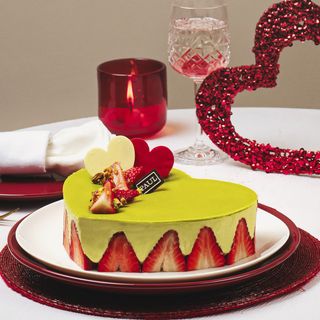 Le Fraisier Cœur 6 Personnes