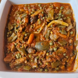 MENESTRA DE VERDURAS CON JAMON