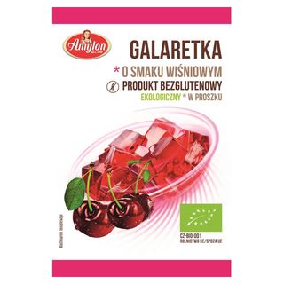 GALARETKA O SMAKU WIŚNIOWYM BIO 40 g - AMYLON