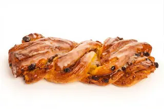 Trenza hojaldrada de frutos secos
