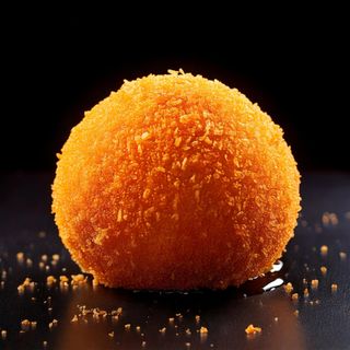 Arancino porcini e salsiccia