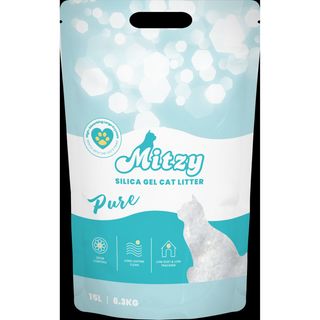 MITZY Posip za mačke upijajući Pure, silikatni