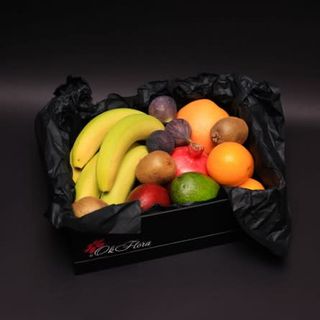 Cutie pătrată cu fructe exotice