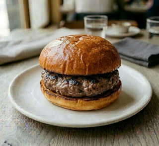Hamburguesa Solo Con Pan