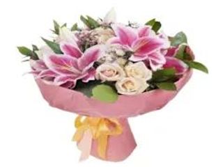 Bouquet misto grande colore rosa