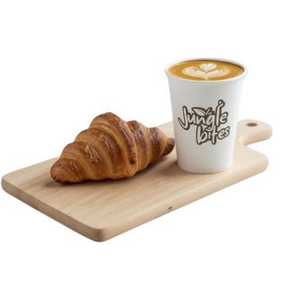 croissant + latte