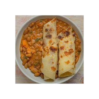 Beans and 2 Chapatis