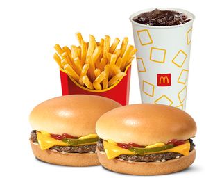 Dva Cheeseburger obrok