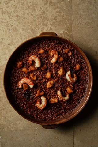 Arroz marinero limpio con pescado y gamba (2 personas)