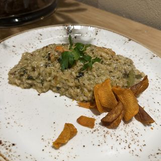 Arroz Con Verduritas Y Gambas