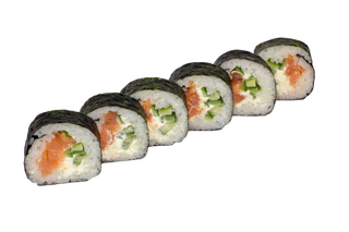 Футомаки пушена сьомга (6бр)