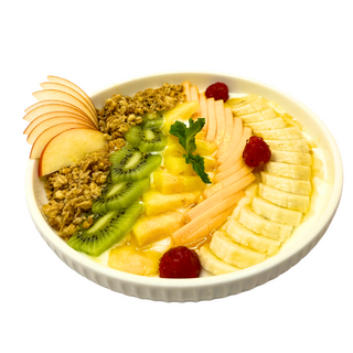 Yaourt aux fruits et muesli