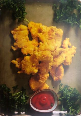 Жареная курица в панировочных сухарях